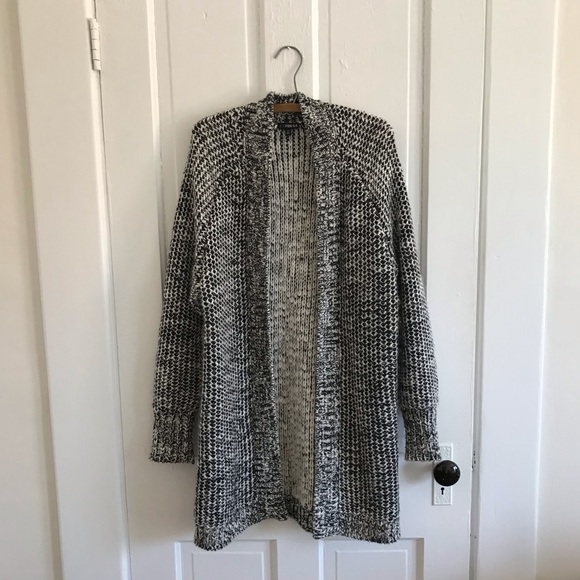 oversized open knit cardigan - Picture 3 of 7